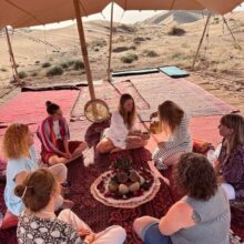 Kakao Zeremonie in der Wüste