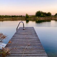 Steg mit See Steg mit See