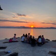 Yoga Sonnenuntergang Griechenland Yoga Sonnenuntergang Griechenland